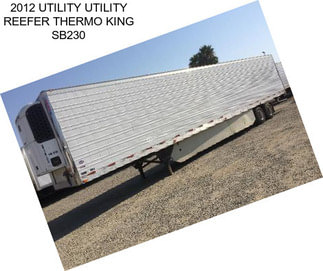 2012 UTILITY UTILITY REEFER THERMO KING SB230