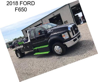 2018 FORD F650