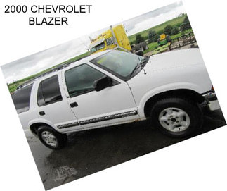 2000 CHEVROLET BLAZER