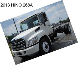 2013 HINO 268A