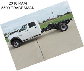 2018 RAM 5500 TRADESMAN