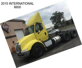 2015 INTERNATIONAL 8600