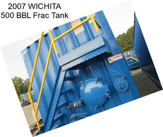 2007 WICHITA 500 BBL Frac Tank