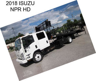 2018 ISUZU NPR HD