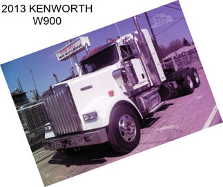 2013 KENWORTH W900