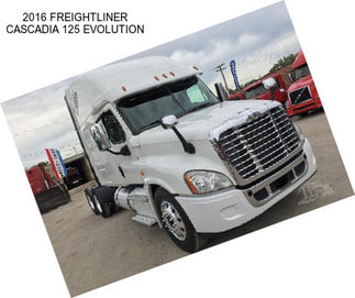 2016 FREIGHTLINER CASCADIA 125 EVOLUTION