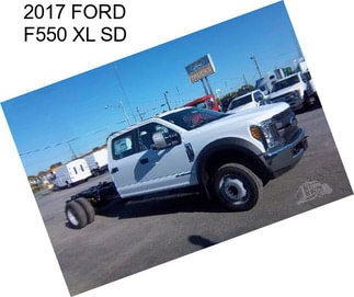 2017 FORD F550 XL SD