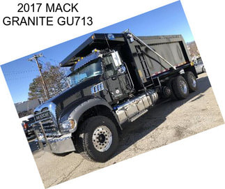 2017 MACK GRANITE GU713