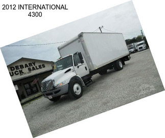 2012 INTERNATIONAL 4300