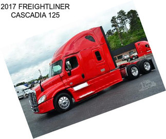 2017 FREIGHTLINER CASCADIA 125