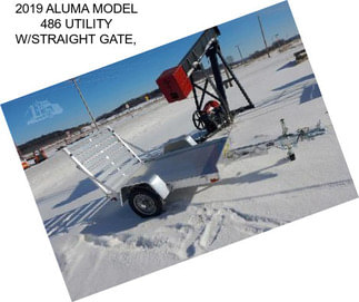 2019 ALUMA MODEL 486 UTILITY W/STRAIGHT GATE,