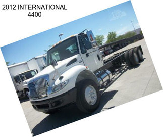 2012 INTERNATIONAL 4400