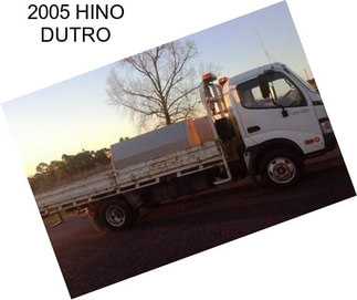 2005 HINO DUTRO