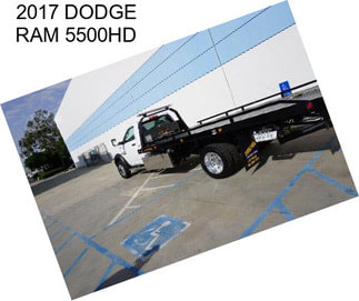 2017 DODGE RAM 5500HD