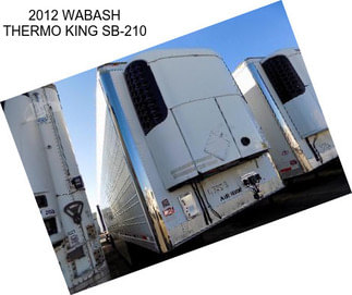 2012 WABASH THERMO KING SB-210