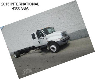 2013 INTERNATIONAL 4300 SBA