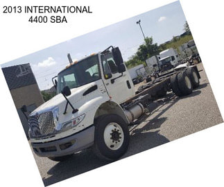 2013 INTERNATIONAL 4400 SBA