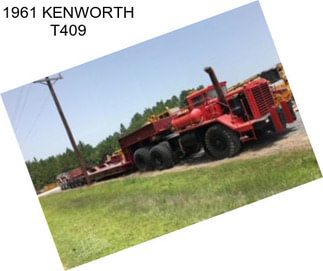 1961 KENWORTH T409