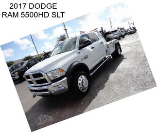 2017 DODGE RAM 5500HD SLT