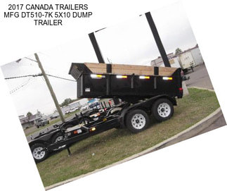 2017 CANADA TRAILERS MFG DT510-7K 5X10 DUMP TRAILER