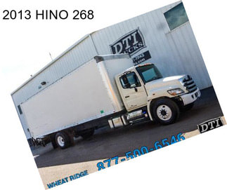 2013 HINO 268