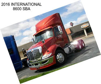 2016 INTERNATIONAL 8600 SBA