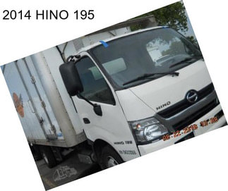 2014 HINO 195