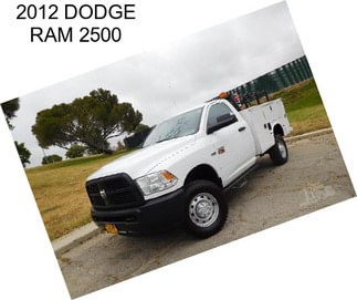 2012 DODGE RAM 2500