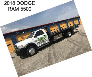 2018 DODGE RAM 5500