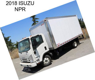 2018 ISUZU NPR