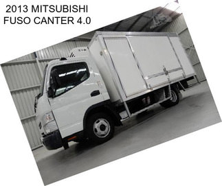 2013 MITSUBISHI FUSO CANTER 4.0