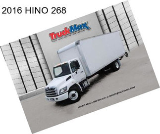 2016 HINO 268