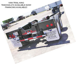 1998 TRAIL KING TK80HGG-472 AVAILABLE NOW! FINANCING AVAILABLE!