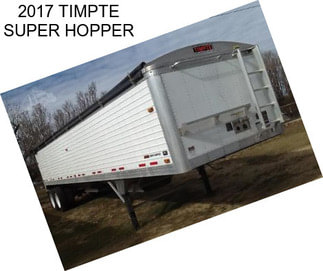 2017 TIMPTE SUPER HOPPER