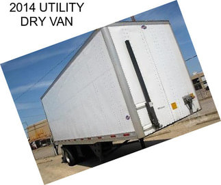 2014 UTILITY DRY VAN