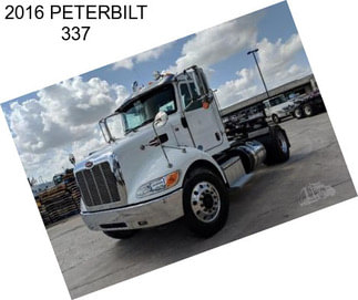 2016 PETERBILT 337