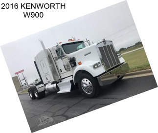 2016 KENWORTH W900
