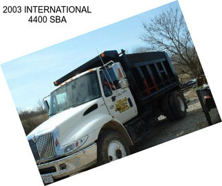 2003 INTERNATIONAL 4400 SBA