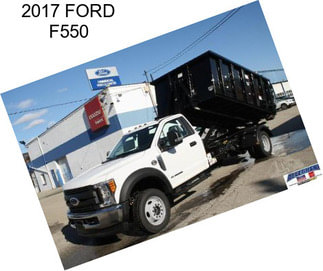 2017 FORD F550