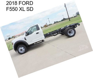 2018 FORD F550 XL SD