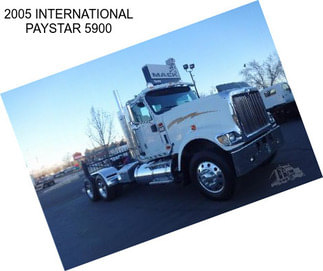 2005 INTERNATIONAL PAYSTAR 5900