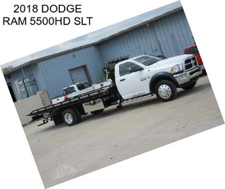 2018 DODGE RAM 5500HD SLT