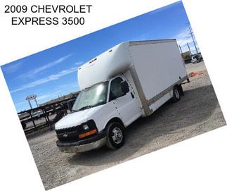 2009 CHEVROLET EXPRESS 3500