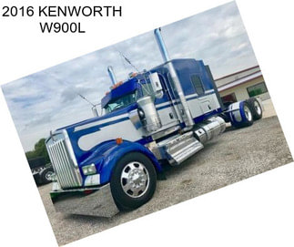 2016 KENWORTH W900L