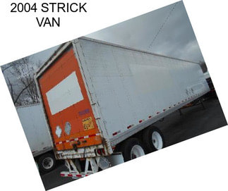 2004 STRICK VAN