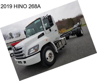 2019 HINO 268A