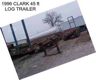 1996 CLARK 45 ft LOG TRAILER
