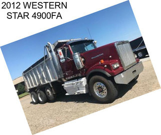 2012 WESTERN STAR 4900FA