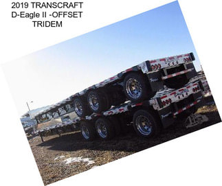 2019 TRANSCRAFT D-Eagle II -OFFSET TRIDEM