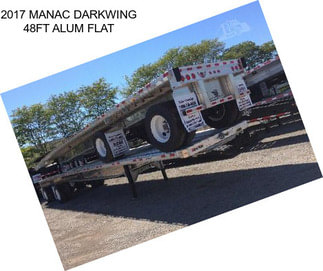 2017 MANAC DARKWING 48FT ALUM FLAT